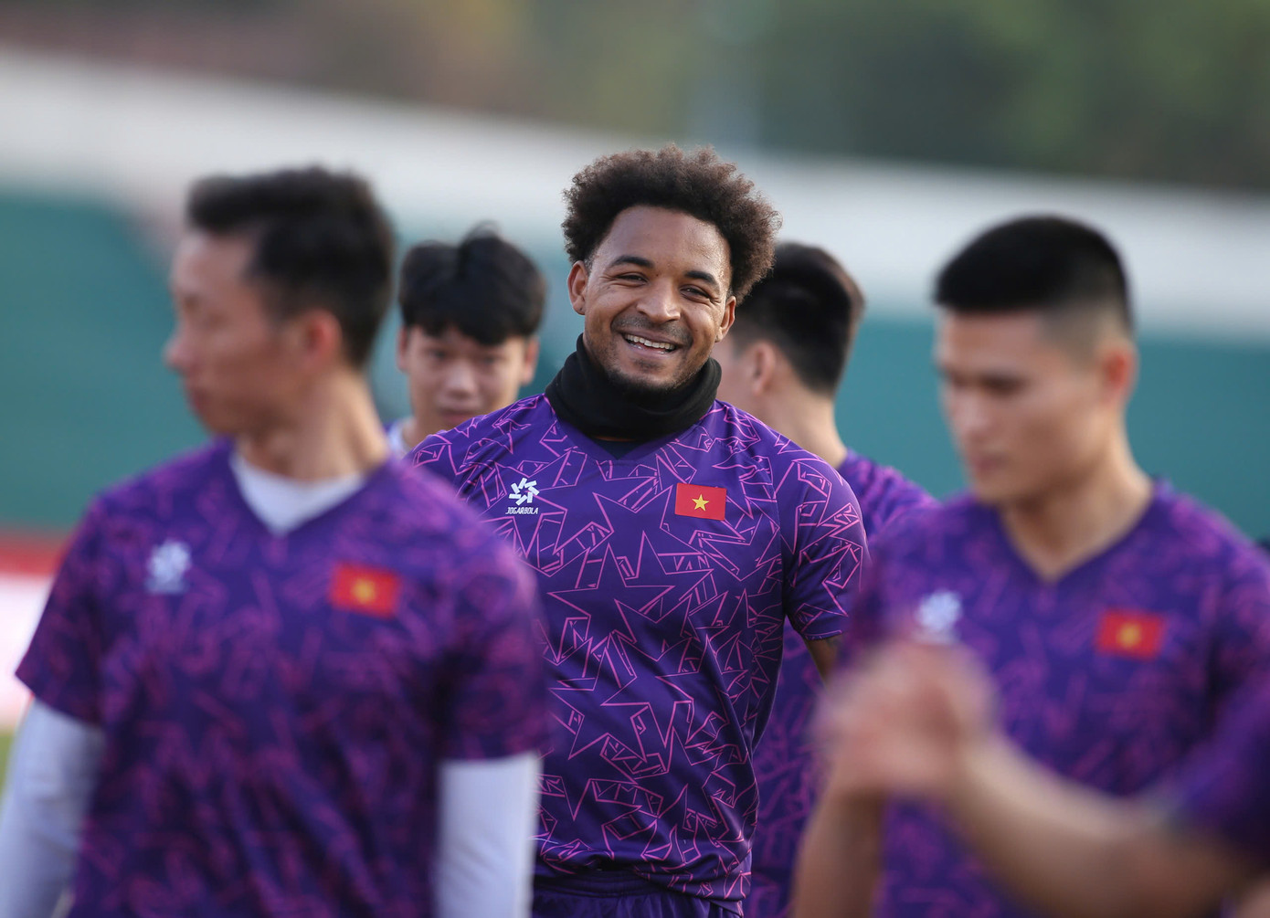 Nguyễn Xuân Son cùng các đồng đội đang có thói quen bùng nổ và giải quyết trận đấu trong hiệp hai. (Ảnh: Anh Thắng) Nguyễn Xuân Son cùng các đồng đội đang có thói quen bùng nổ và giải quyết trận đấu trong hiệp hai. (Ảnh: Anh Thắng)