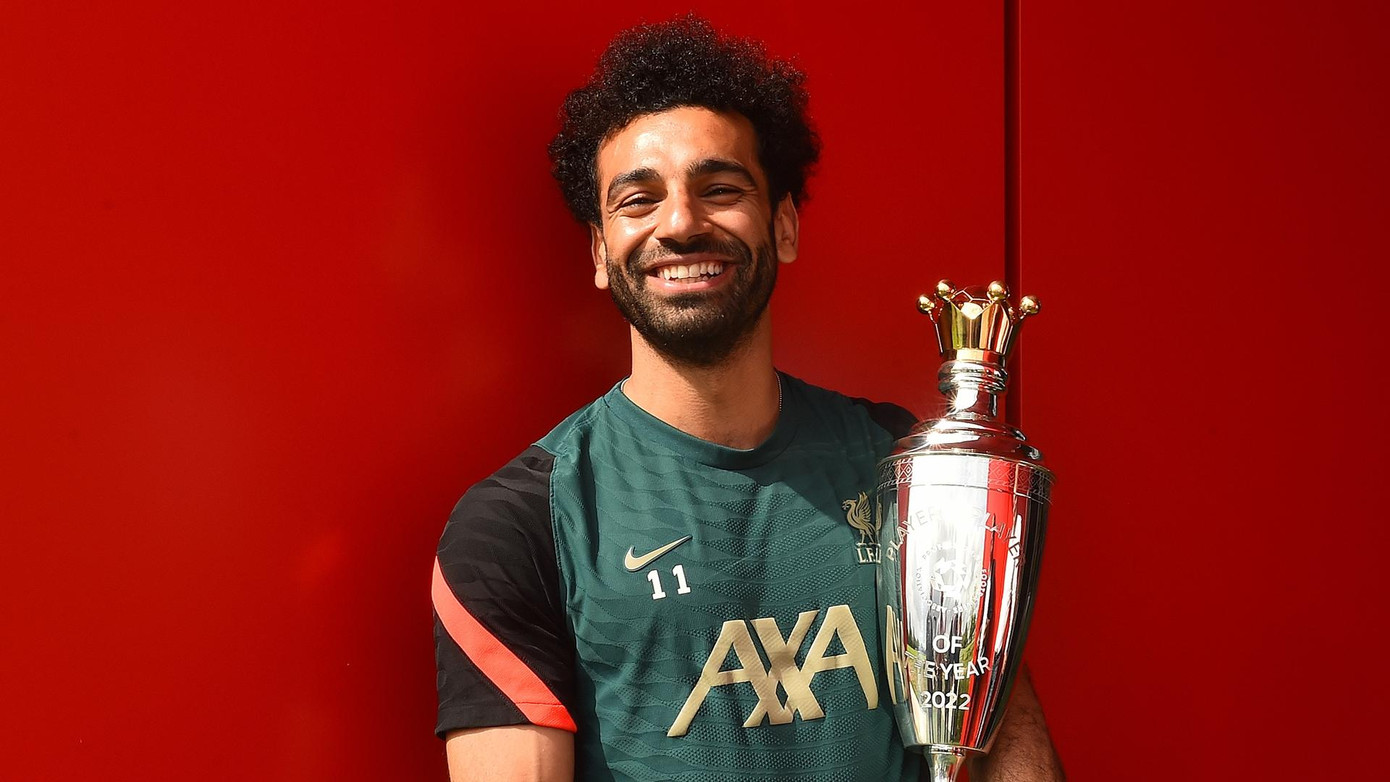 Không phải Son hay De Bruyne, Mohamed Salah được chọn là Cầu thủ hay nhất mùa giải 2021/22. (Ảnh: Getty Images)