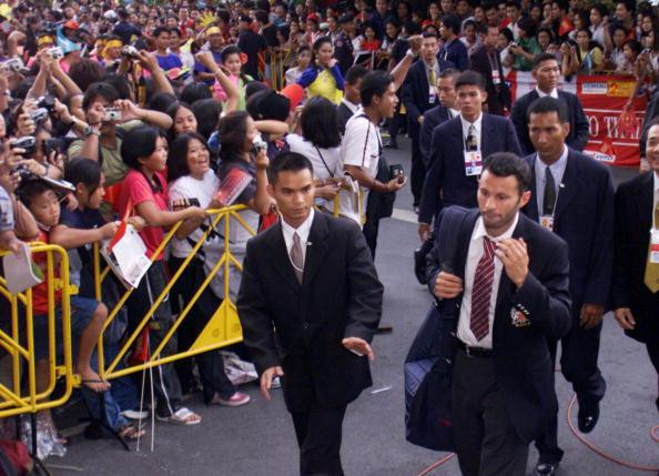 Hình ảnh cầu thủ MU trong chuyến du đấu ở Thái Lan năm 1997. (Ảnh: SiamSport) Hình ảnh cầu thủ MU trong chuyến du đấu ở Thái Lan năm 1997. (Ảnh: SiamSport)