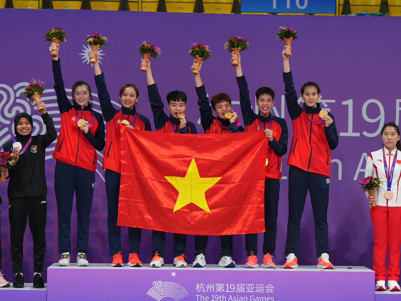 Asiad ngày 4/10: Giành HCV cầu mây, Đoàn TTVN cải thiện thứ hạng ảnh 41