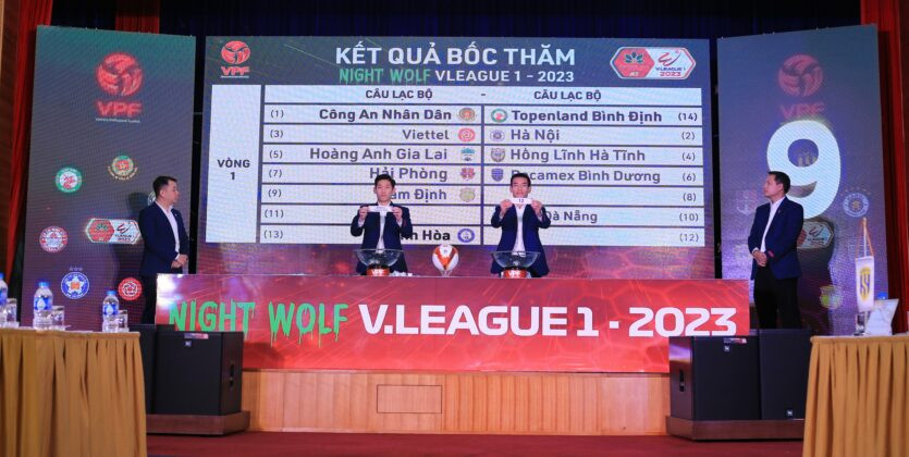 Lễ bốc thăm, xếp lịch thi đấu Giải bóng đá Vô địch quốc gia Night Wolf 2023. Lễ bốc thăm, xếp lịch thi đấu Giải bóng đá Vô địch quốc gia Night Wolf 2023.