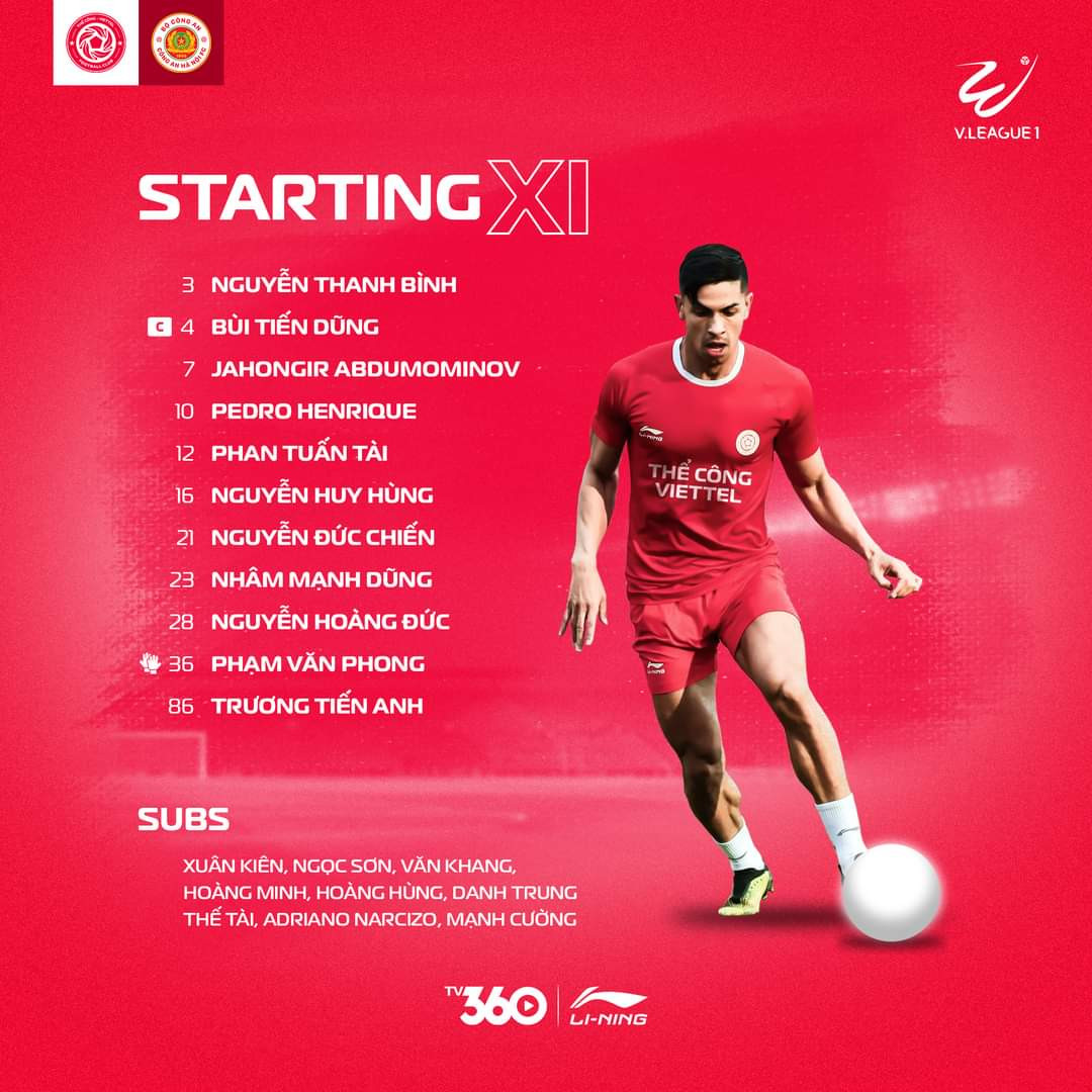 Hạ CAHN 3-0 trong trận derby thủ đô, Thể Công Viettel nhận cú hích trong giai đoạn quan trọng ảnh 6 Hạ CAHN 3-0 trong trận derby thủ đô, Thể Công Viettel nhận cú hích trong giai đoạn quan trọng ảnh 6