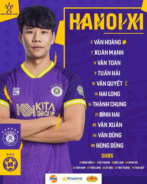 Hai Long lập cú đúp, Hà Nội FC giành vé vào bán kết Cúp Quốc gia 2023/24 ảnh 1 Hai Long lập cú đúp, Hà Nội FC giành vé vào bán kết Cúp Quốc gia 2023/24 ảnh 1