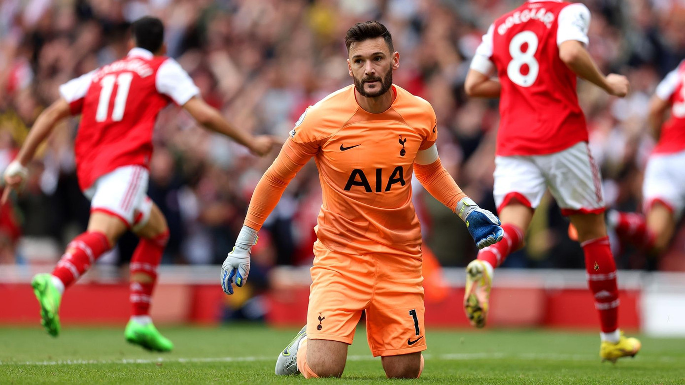 Sai lầm tai hại của Lloris đã phá hỏng nỗ lực của Tottenham. (Ảnh: Getty Images)