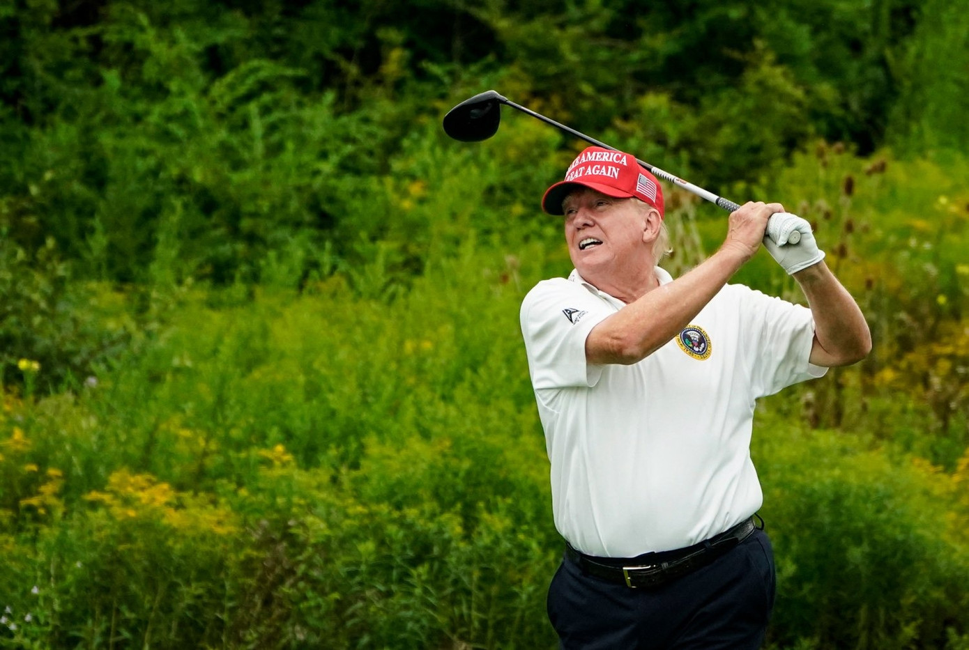 Golf là một phần không thể thiếu trong cuộc sống của ông Trump. Golf là một phần không thể thiếu trong cuộc sống của ông Trump.