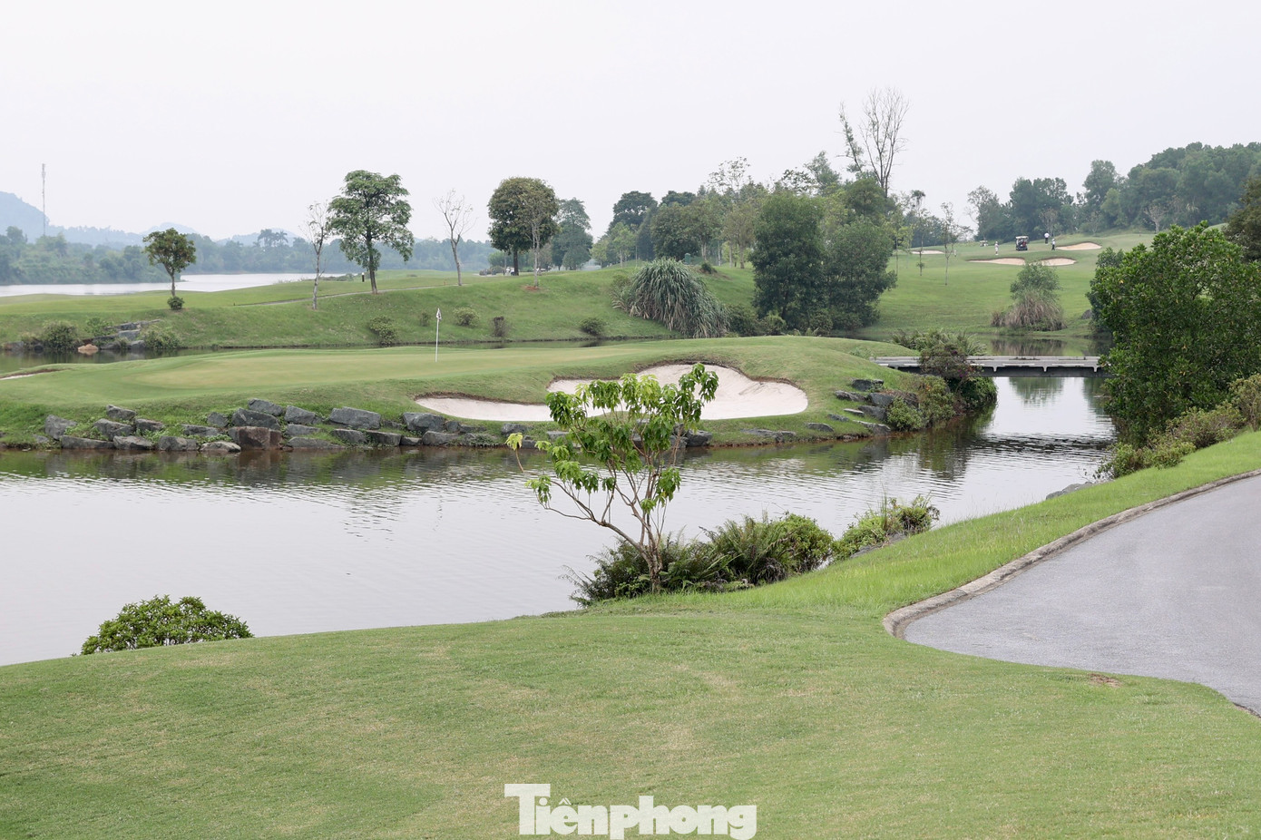 Cảnh sắc tuyệt đẹp của BRG Kings&apos; Island Golf Resort trước Tiền Phong Golf Championship 2023.
