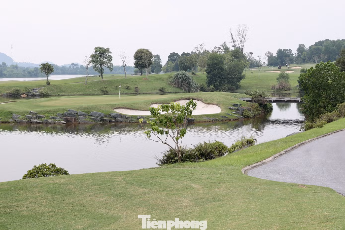 Cảnh sắc tuyệt đẹp của BRG Kings' Island Golf Resort trước Tiền Phong Golf Championship 2023.
