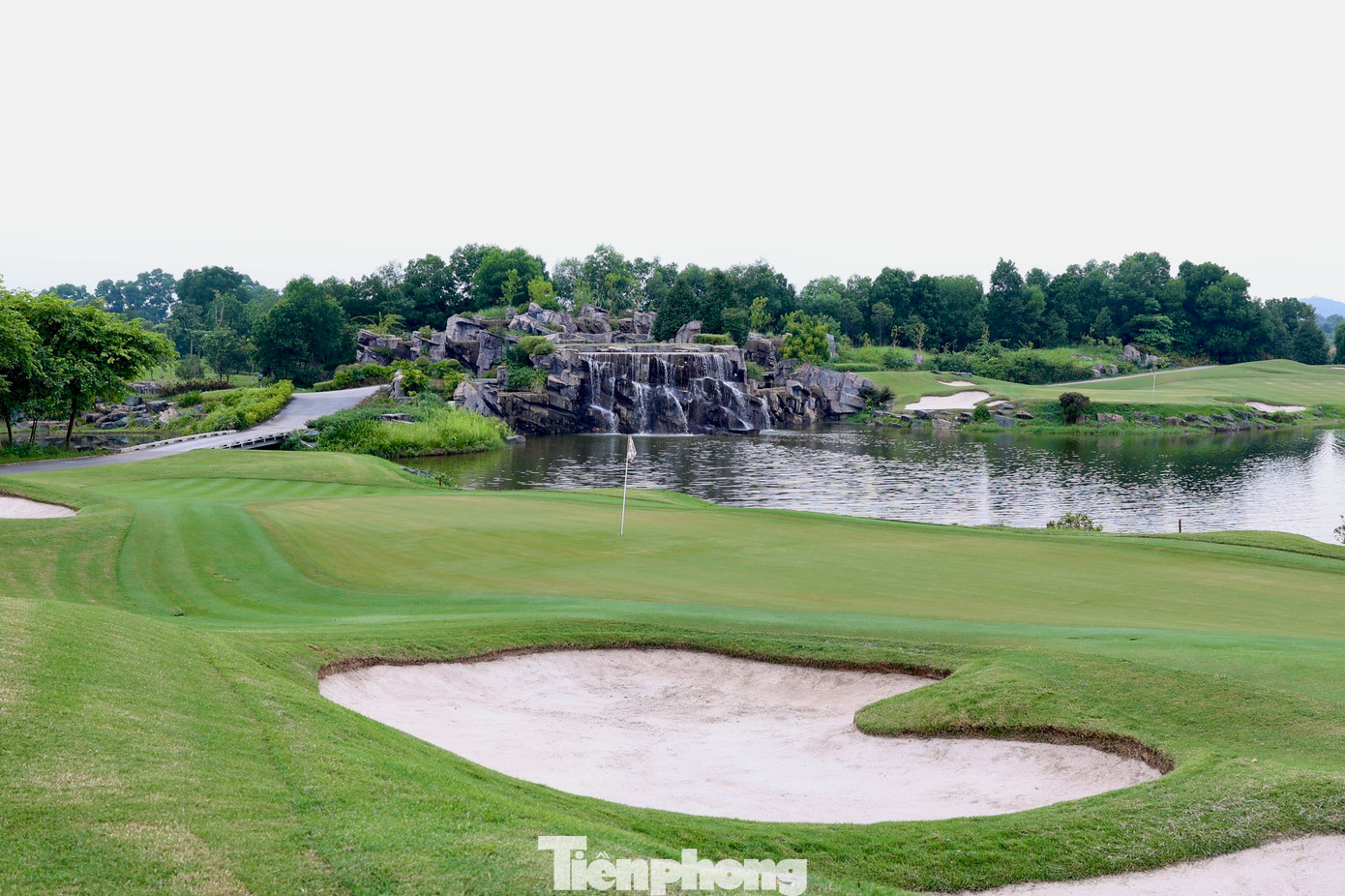 Hố 19 trứ danh của sân Kings Course thuộc BRG Kings&apos; Island Golf Resort.
