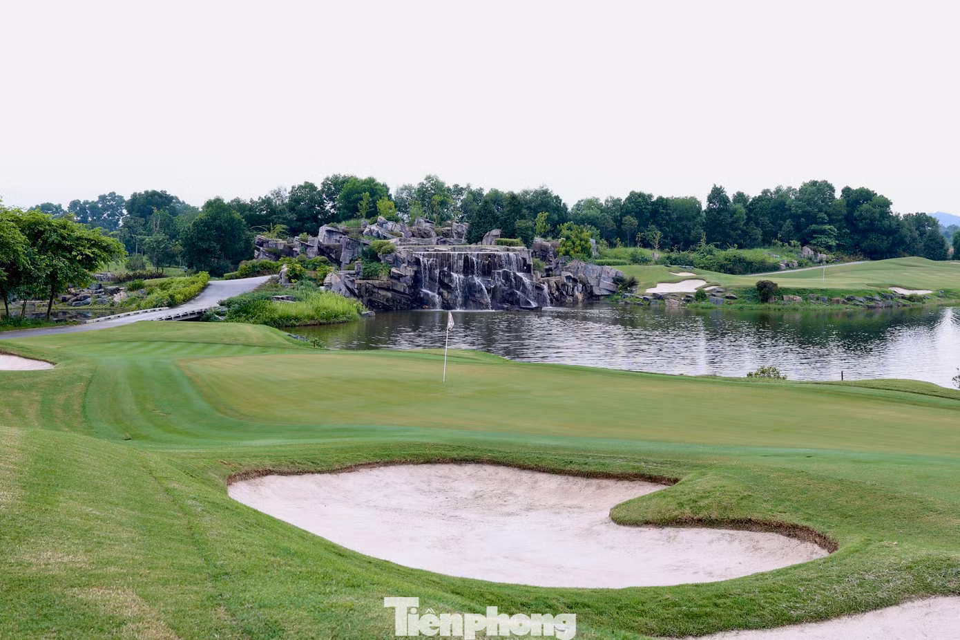 Hố 19 trứ danh của sân Kings Course thuộc BRG Kings' Island Golf Resort.