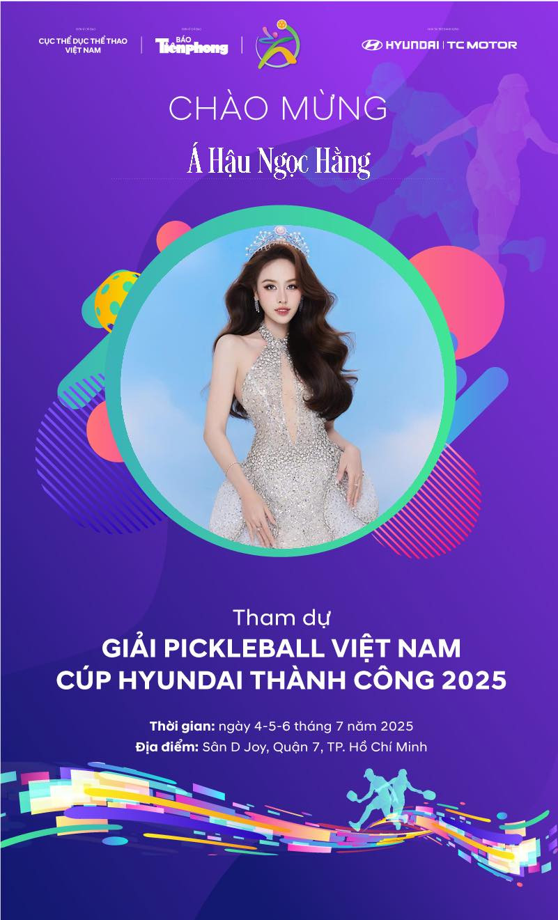 Hoa Hậu Đỗ Thị Hà và Á hậu Ngọc Hằng sẽ tranh tài ở Giải Vô địch Pickleball Việt Nam 2025. Hoa Hậu Đỗ Thị Hà và Á hậu Ngọc Hằng sẽ tranh tài ở Giải Vô địch Pickleball Việt Nam 2025.