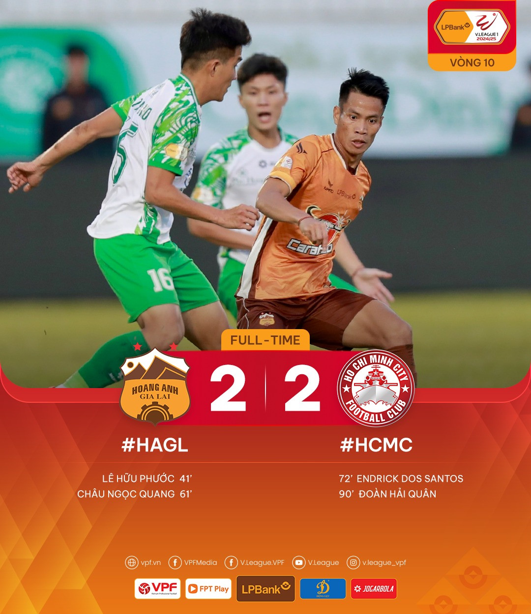 HAGL hòa CLB TP.HCM sau một trận đấu căng thẳng và gây tranh cãi ảnh 13 HAGL hòa CLB TP.HCM sau một trận đấu căng thẳng và gây tranh cãi ảnh 13