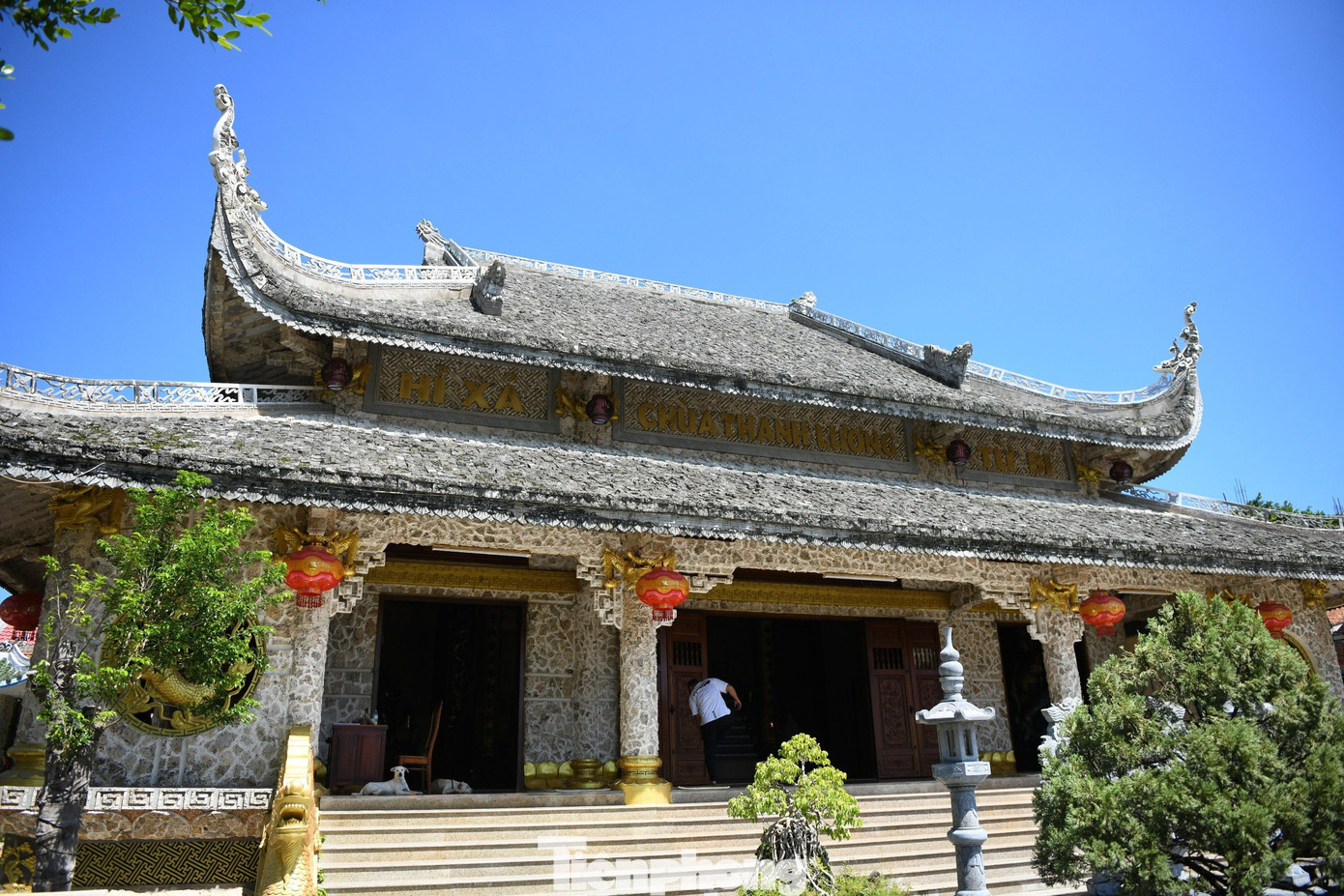 Điều khiến ngôi chùa được xây dựng từ năm 1956 trở nên đặc biệt chính là việc được làm toàn bộ bằng san hô. Vì lẽ đó, chùa Thanh Lương trở thành một không gian tâm linh mang hơi thở biển cả. Điều khiến ngôi chùa được xây dựng từ năm 1956 trở nên đặc biệt chính là việc được làm toàn bộ bằng san hô. Vì lẽ đó, chùa Thanh Lương trở thành một không gian tâm linh mang hơi thở biển cả.