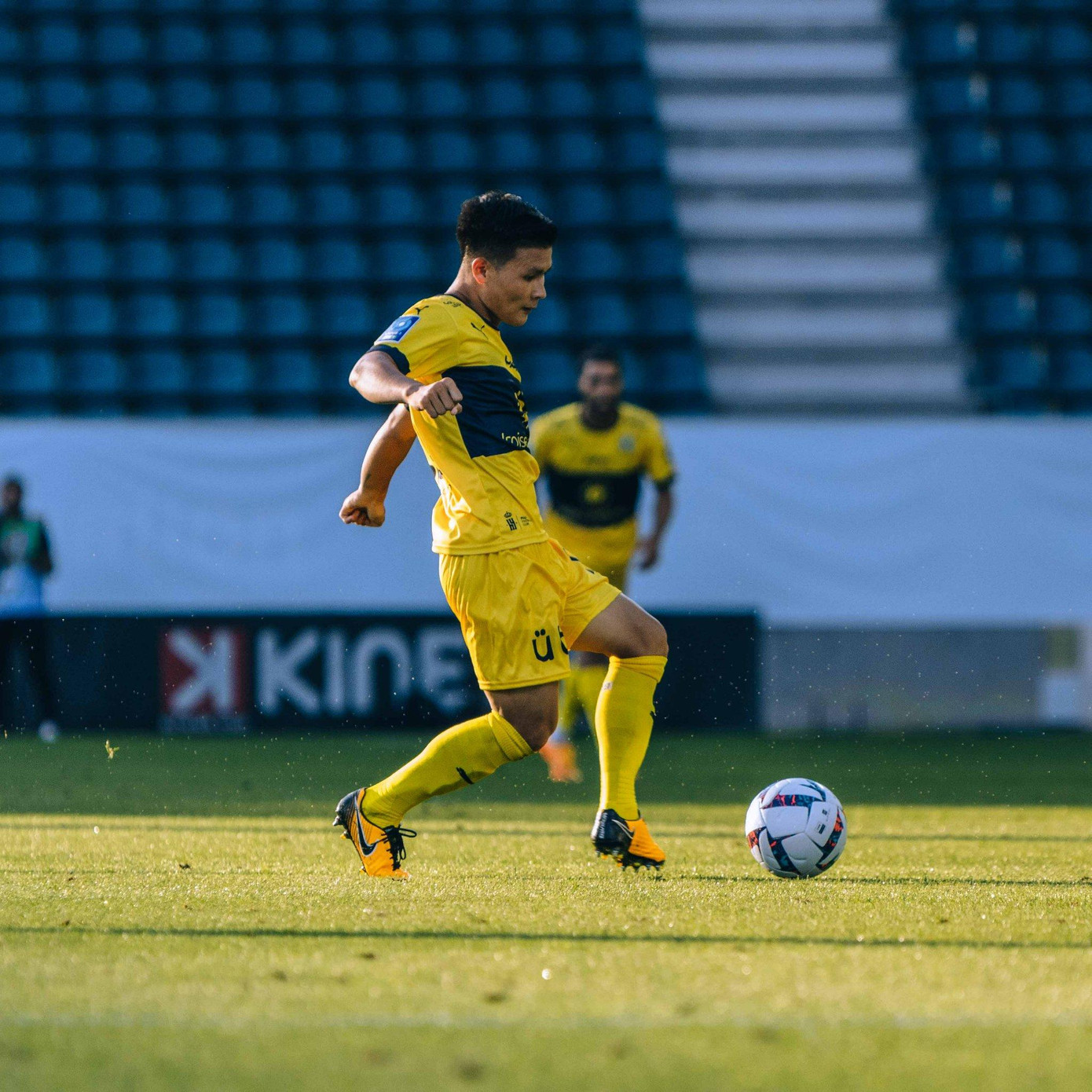 Quang Hải đã chơi rất cố gắng trong 68 phút có mặt trên sân. (Ảnh: Pau FC) Quang Hải đã chơi rất cố gắng trong 68 phút có mặt trên sân. (Ảnh: Pau FC)