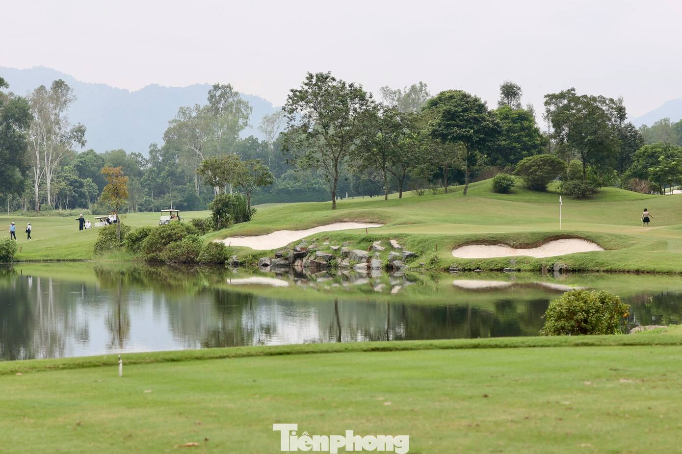 Cảnh sắc tuyệt đẹp của BRG Kings&apos; Island Golf Resort trước Tiền Phong Golf Championship 2023.