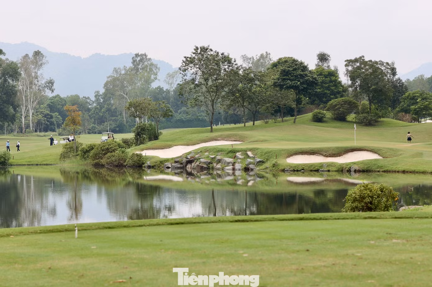 Cảnh sắc tuyệt đẹp của BRG Kings' Island Golf Resort trước Tiền Phong Golf Championship 2023.