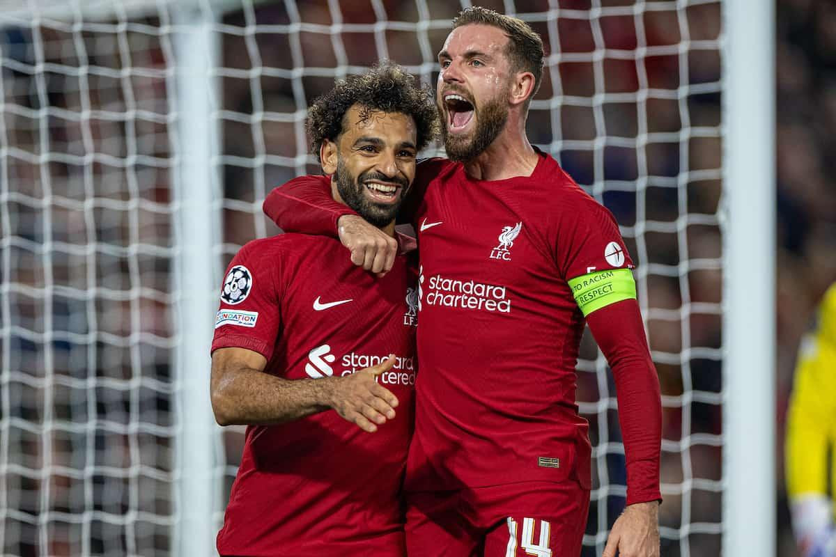 Liverpool củng cố vị trí thứ 2 tại bảng A với 6 điểm. (Ảnh: Independent) Liverpool củng cố vị trí thứ 2 tại bảng A với 6 điểm. (Ảnh: Independent)
