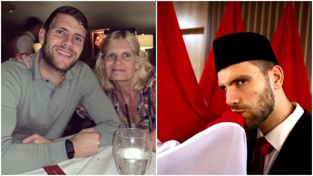 Maarten Paes cùng bà ngoại và hình ảnh thủ môn sinh ra tại Hà Lan hôn lá cờ Indonesia.