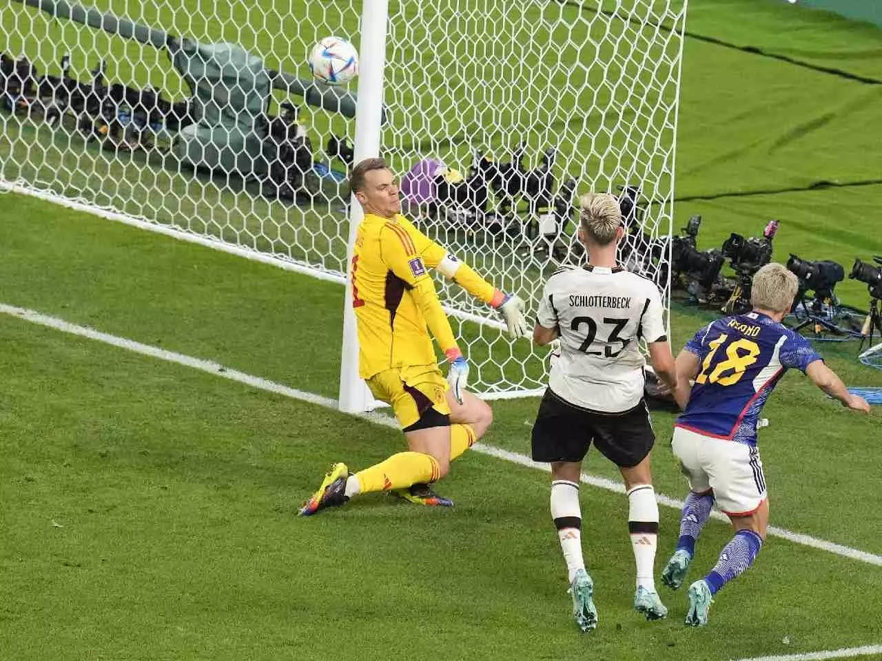 Khoảnh khắc &quot;Báo đốm&quot; hạ gục Neuer và nước Đức. (Ảnh: Getty Images)