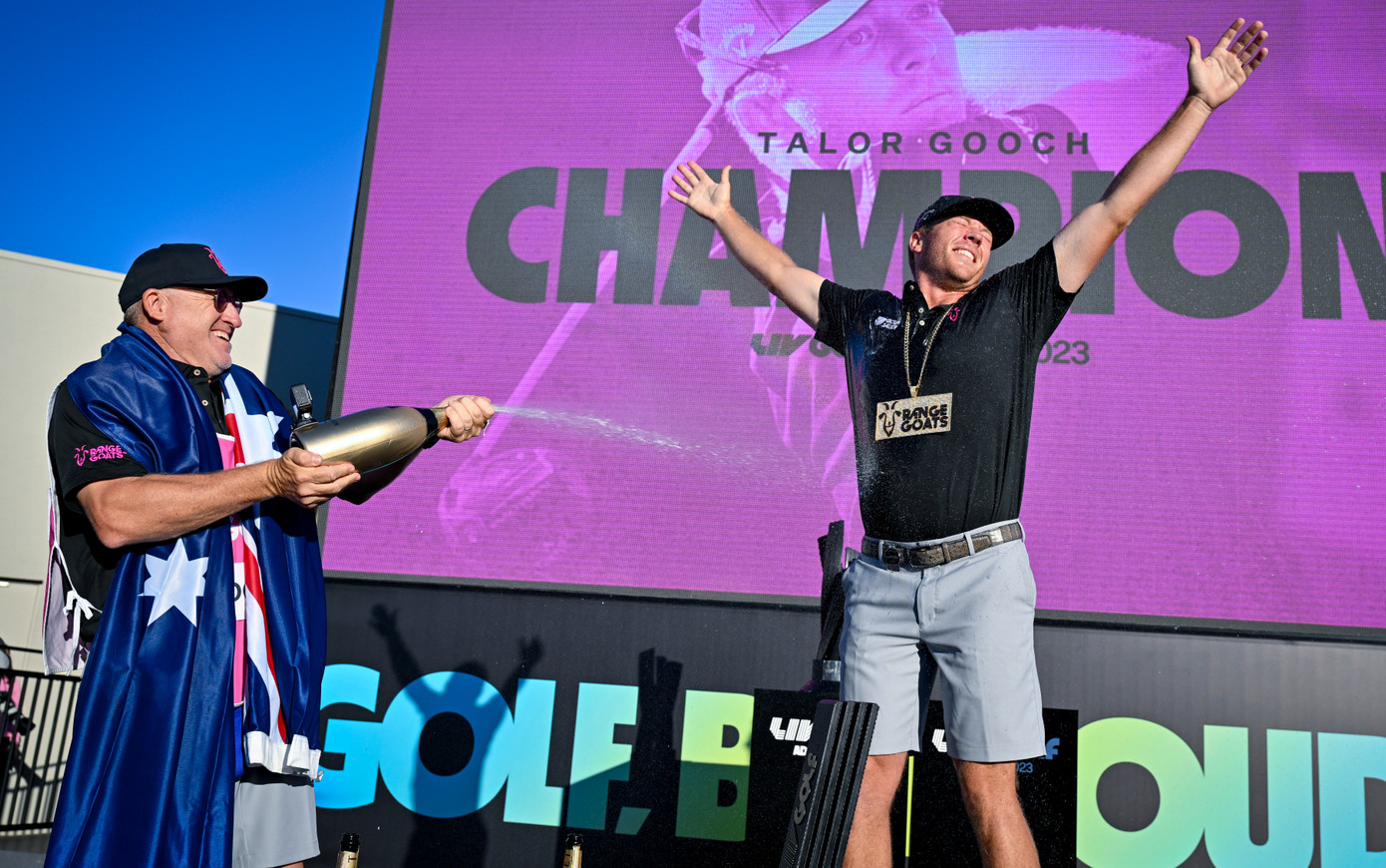 Talor Gooch, người đã kiếm được 36,1 triệu USD từ các sự kiện của LIV Golf trong năm 2023.
