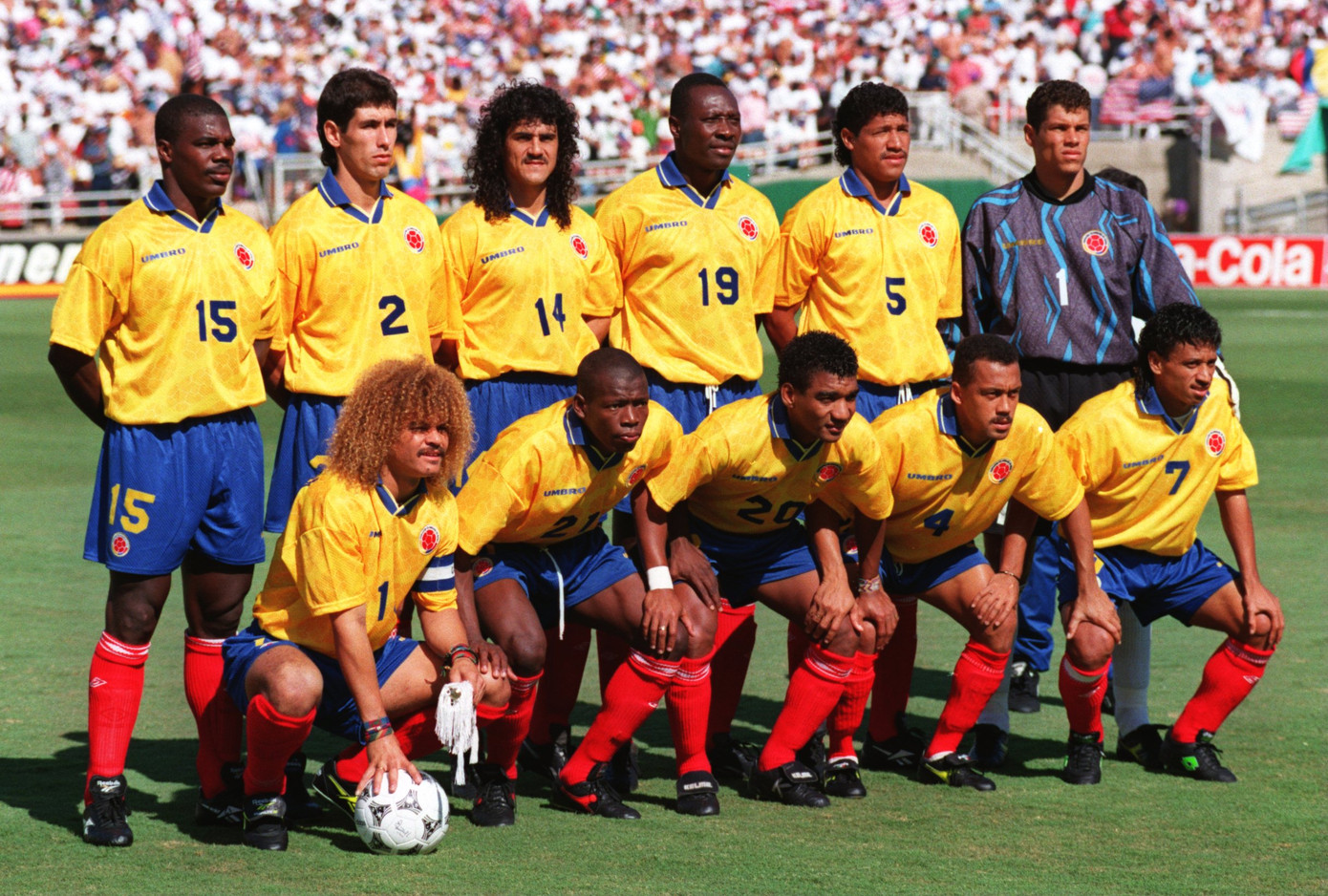 Tuyển Colombia tại World Cup 1994.