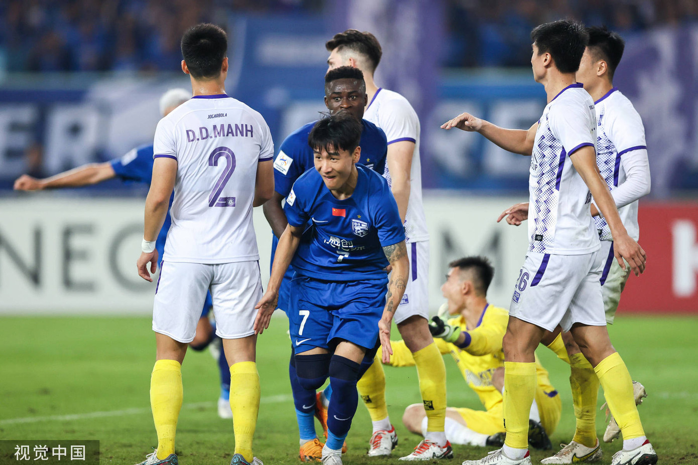 Mất 2 cầu thủ, Hà Nội FC nhận thất bại đáng tiếc 1-2 trước Wuhan Three Towns ảnh 17