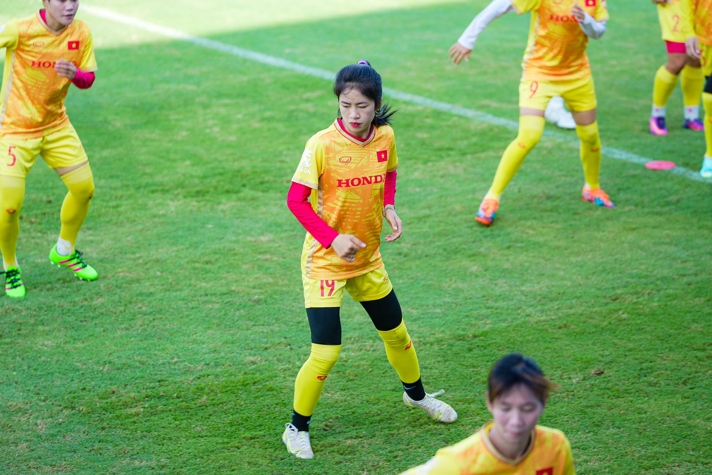 Đề cập tới pha lập công này, Thanh Nhã cho biết &quot;rất vui và hạnh phúc&quot;. Nhưng với sự khiêm tốn, cô nói rằng &quot;bàn thắng đó không chỉ là của riêng tôi mà còn là sự nỗ lực của toàn đội&quot;.