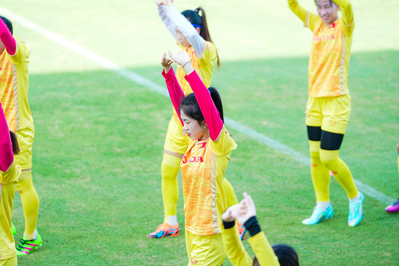 Trong quá trình chuẩn bị cho World Cup 2023, Thanh Nhã gây ấn tượng mạnh với bàn thắng vào lưới ĐT Đức, đội bóng đang đứng thứ hai thế giới.