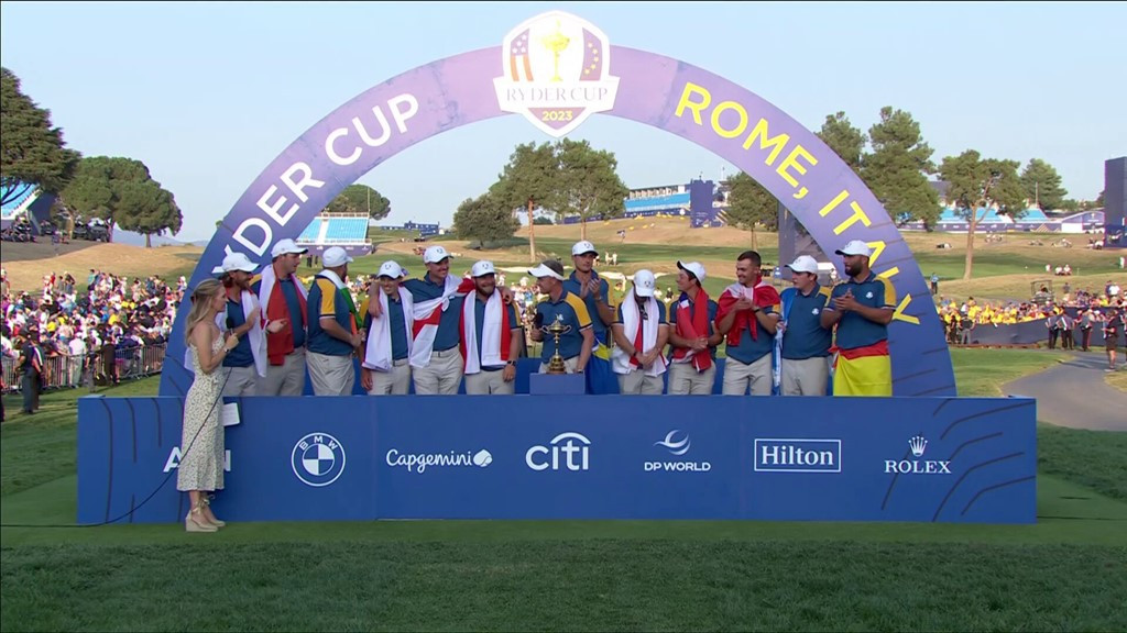 Đội châu Âu đã rửa được mối hận thua 19 - 9 tại Ryder Cup 2021.