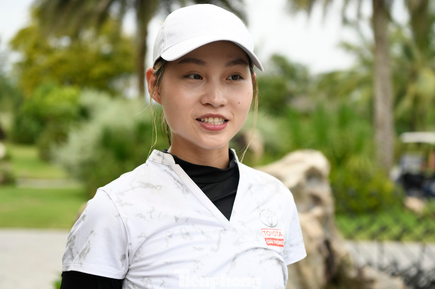 Là nhà đương kim vô địch nhưng Khuê Minh không chủ quan. Cô đã tới Vinpearl Golf Hải Phòng tập luyện nhiều ngày qua.