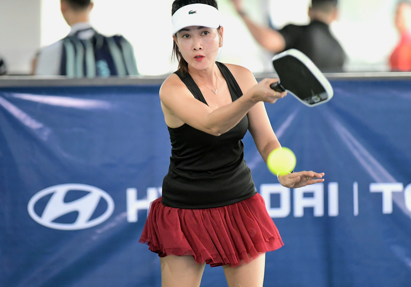 Giải Pickleball Việt Nam - Cúp Hyundai Thành Công 2025 diễn ra trong ba ngày, từ 4 đến 6/7/2025, tại cụm sân Pickleball D-JOY, TPHCM, tổng giải thưởng lên đến hơn 1 tỷ đồng. Ảnh: Dương Triều.