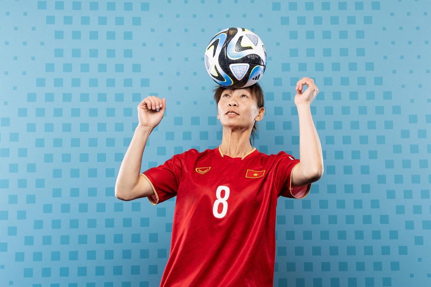 Trần Thị Thùy Trang trong bộ ảnh của FIFA World Cup 2023. (Getty Images) Trần Thị Thùy Trang trong bộ ảnh của FIFA World Cup 2023. (Getty Images)