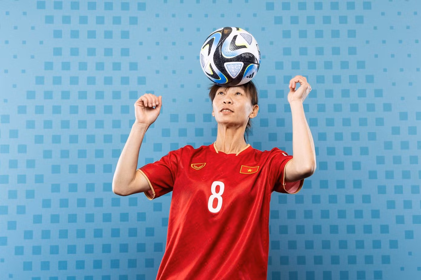 Trần Thị Thùy Trang trong bộ ảnh của FIFA World Cup 2023. (Getty Images) Trần Thị Thùy Trang trong bộ ảnh của FIFA World Cup 2023. (Getty Images)
