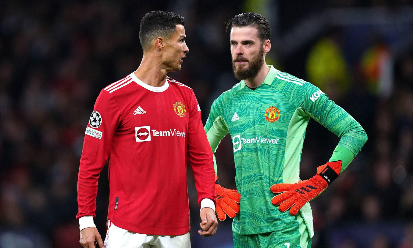 Ronaldo và De Gea, điểm tựa của MU ở hai mặt trận tấn công và phòng thủ. (Ảnh: Getty Images)