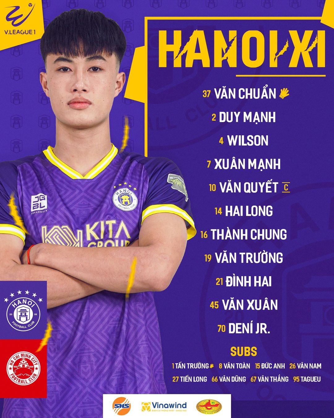 Văn Quyết và đồng đội hưởng niềm vui thắng trận trước CLB TP.HCM sau 3 trận toàn hòa và thua ảnh 1