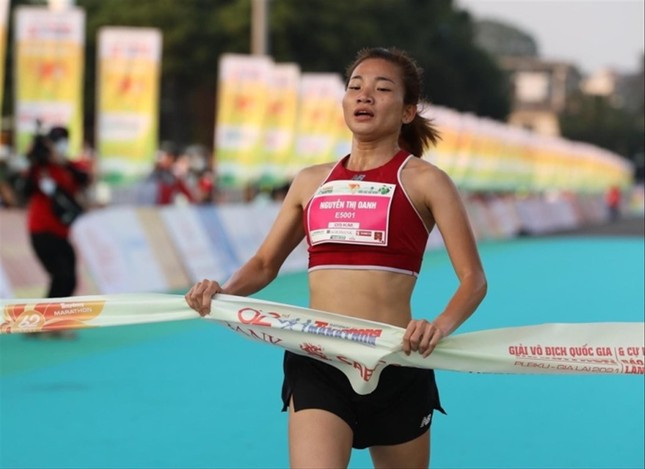 Nguyễn Thị Oanh cũng là gương mặt quen thuộc của Tiền Phong Marathon.