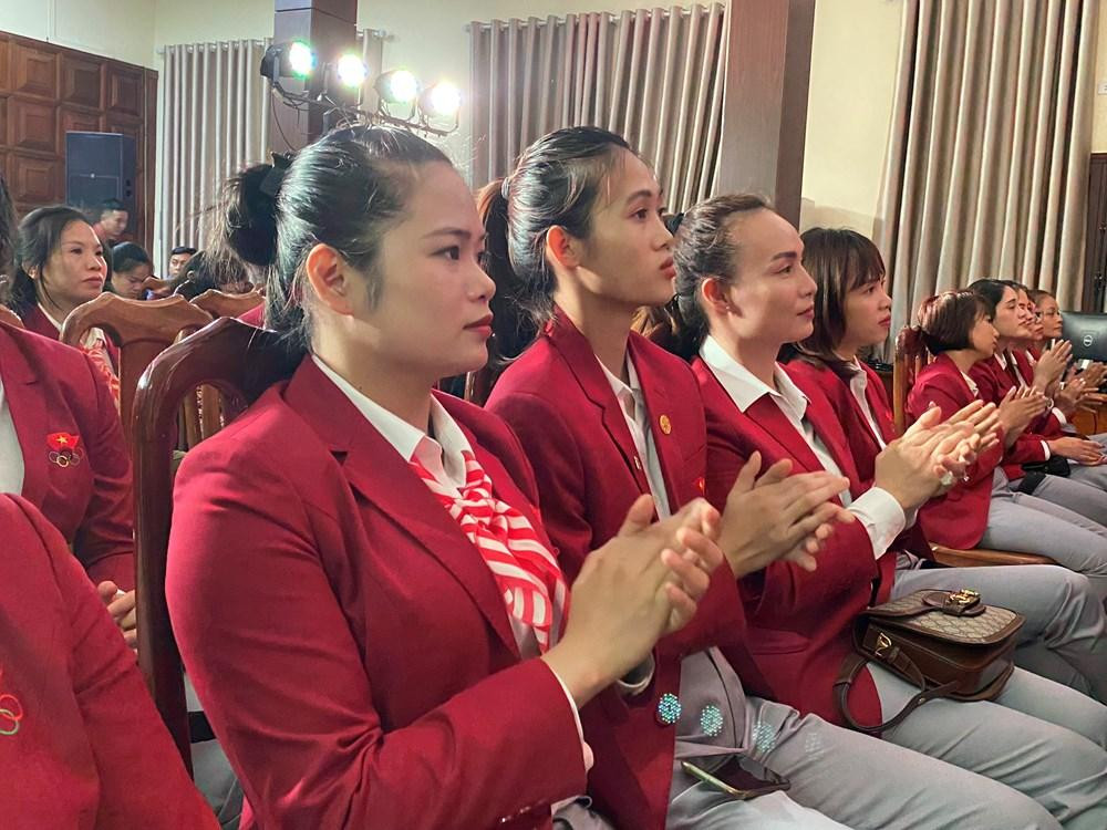 Những cô gái &quot;Vàng&quot; của đoàn Thể thao Hà Nội.