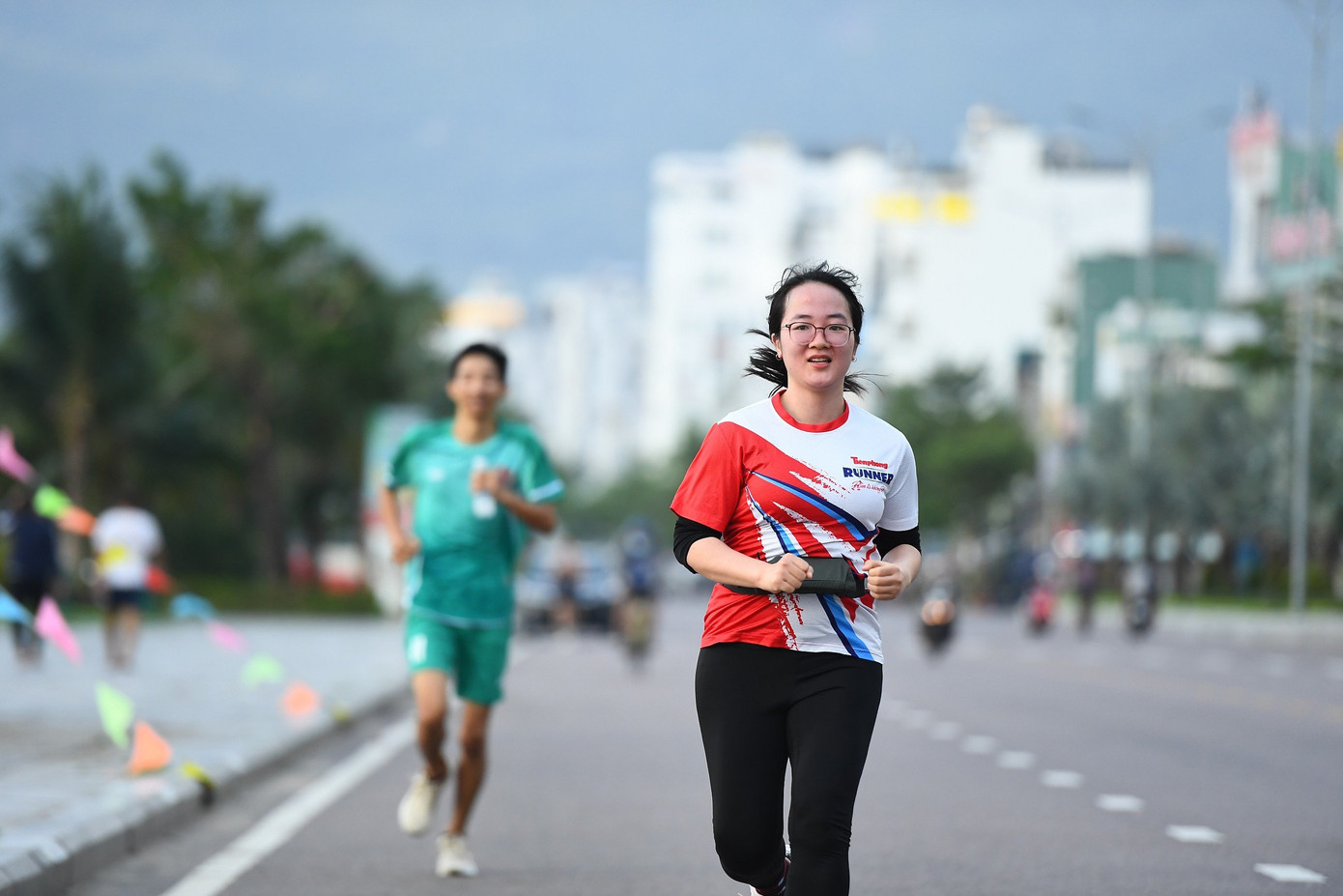 Với các runner, không khí cũng như cảnh quan ở Quy Nhơn thực sự là thiên đường.