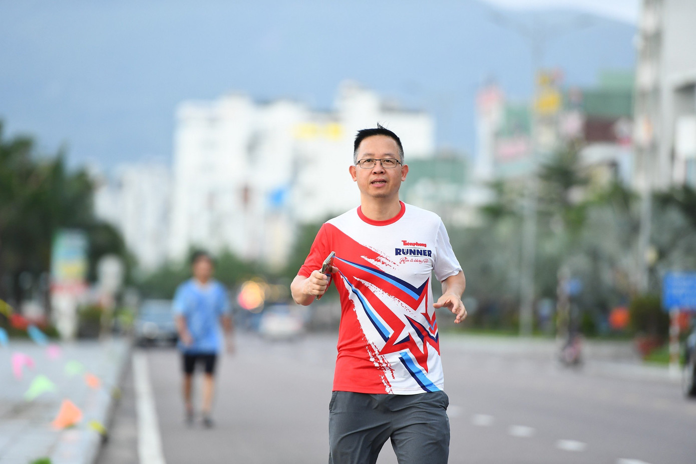 Với các runner, không khí cũng như cảnh quan ở Quy Nhơn thực sự là thiên đường.