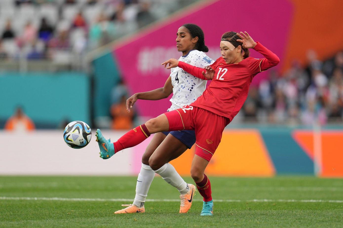 Đội tuyển nữ Việt Nam kết thúc hành trình tại World Cup nữ 2023 bằng trận thua Hà Lan ảnh 9 Đội tuyển nữ Việt Nam kết thúc hành trình tại World Cup nữ 2023 bằng trận thua Hà Lan ảnh 9