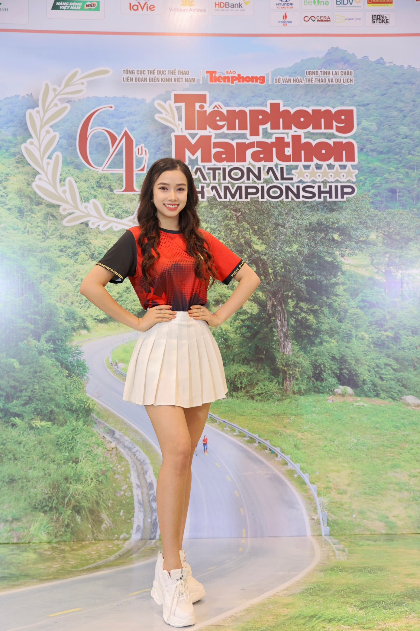 Ngoài tư cách Đại sứ Tiền Phong Marathon 2023, Nguyễn Ngọc Mai còn tham gia chạy cự ly 5km.