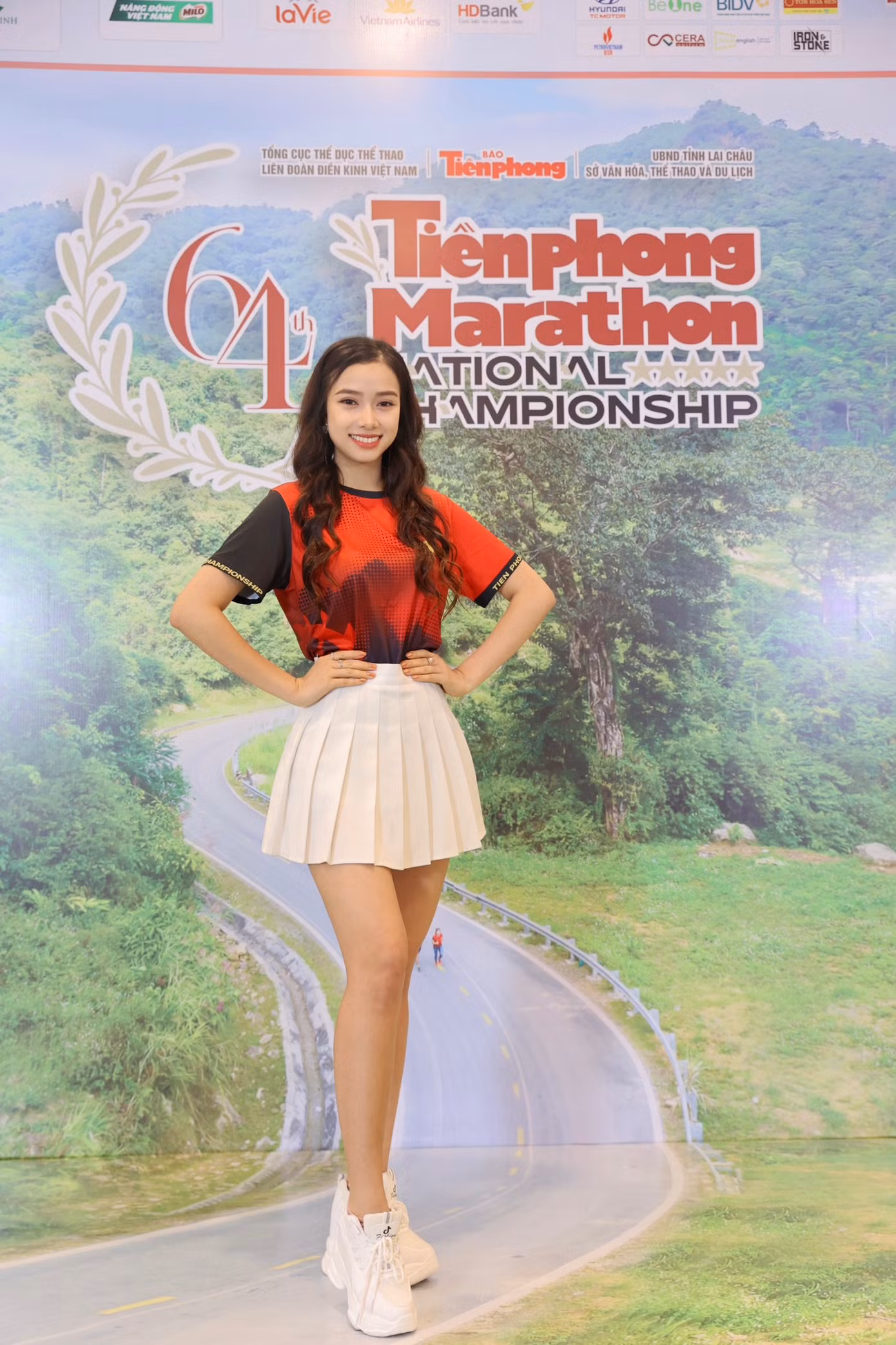 Ngoài tư cách Đại sứ Tiền Phong Marathon 2023, Nguyễn Ngọc Mai còn tham gia chạy cự ly 5km.