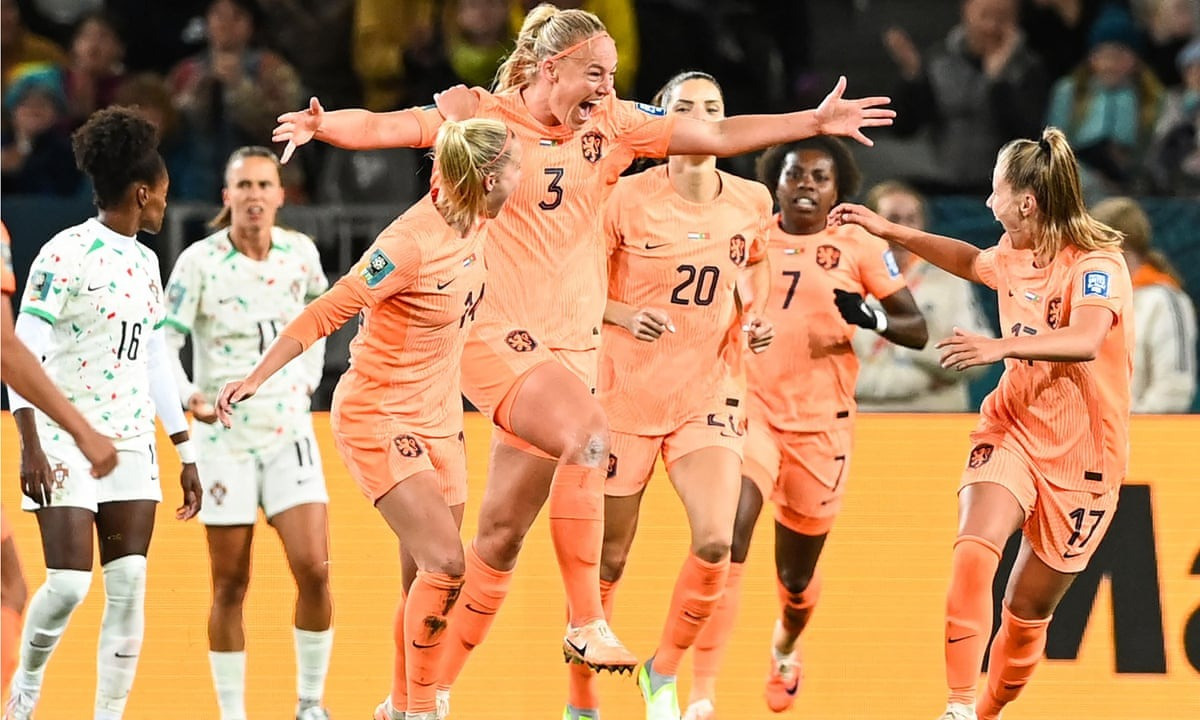 Các cô gái Hà Lan trong chiến thắng trước Bồ Đào Nha ở World Cup 2023... Các cô gái Hà Lan trong chiến thắng trước Bồ Đào Nha ở World Cup 2023...