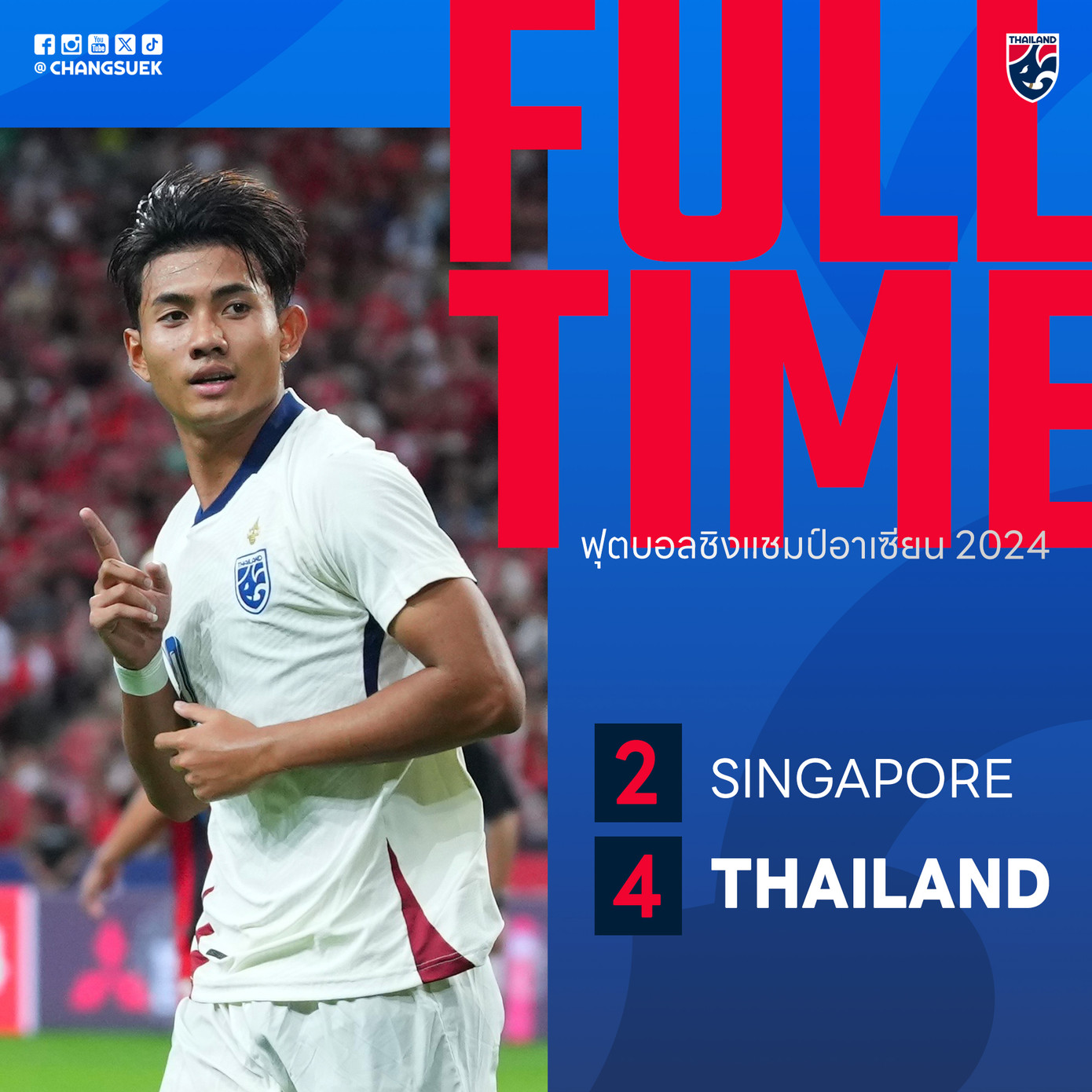 Ngược dòng thắng ngoạn mục Singapore, Thái Lan giành vé bán kết sớm ảnh 30 Ngược dòng thắng ngoạn mục Singapore, Thái Lan giành vé bán kết sớm ảnh 30