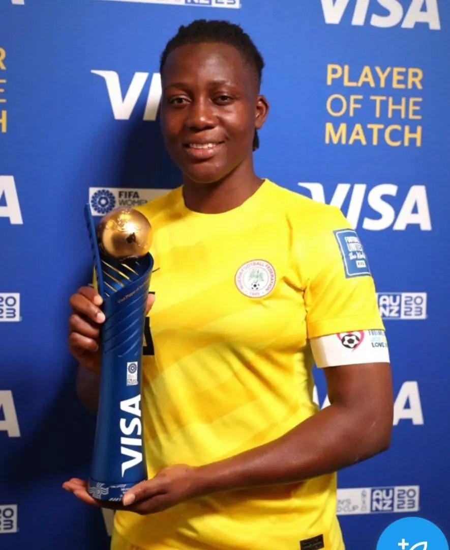 Nnadozie được bầu chọn là Cầu thủ xuất sắc trận Nigeria - Canada. (Ảnh: Getty Images) Nnadozie được bầu chọn là Cầu thủ xuất sắc trận Nigeria - Canada. (Ảnh: Getty Images)