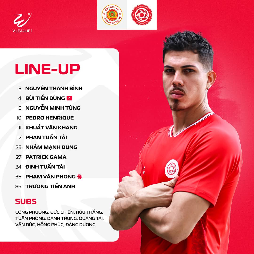 Vòng 14 LPBank V-League 2024/25: Thể Công Viettel mất điểm sau màn rượt đuổi tỷ số phút bù giờ với CAHN ảnh 4