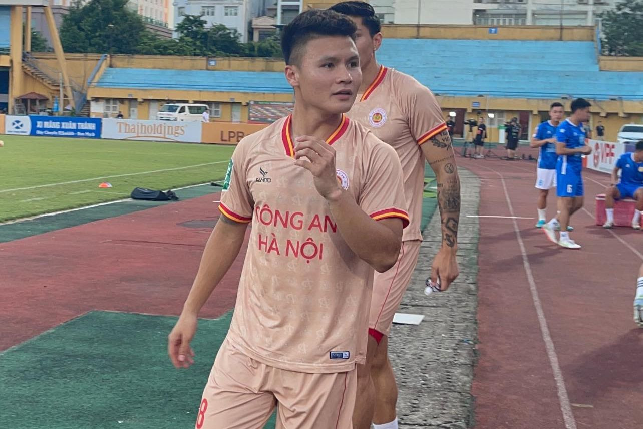 Quang Hải tại Hàng Đẫy. Ảnh: Nguyễn Quang Quang Hải tại Hàng Đẫy. Ảnh: Nguyễn Quang