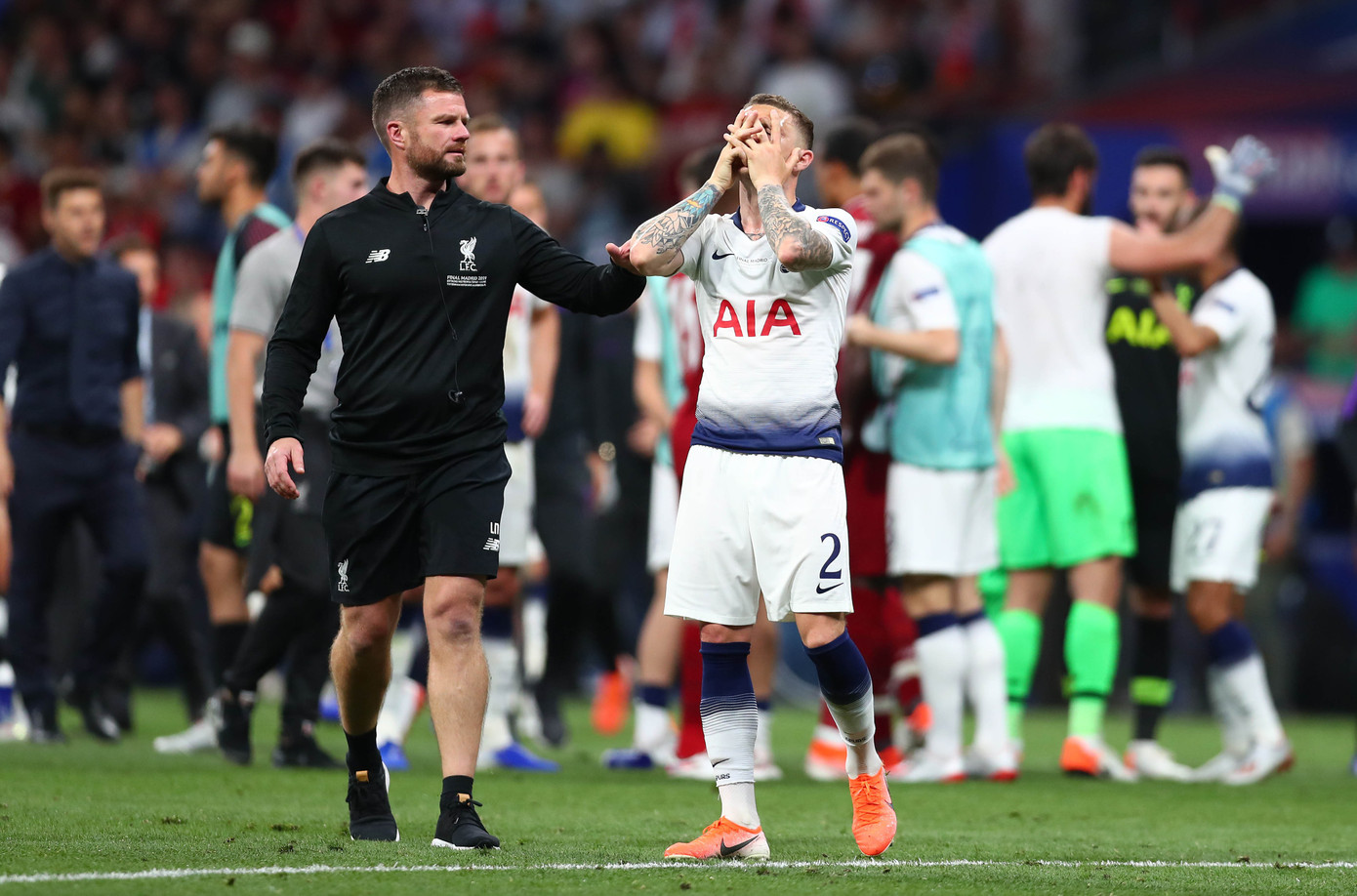 Tottenham thất bại trong trận chung kết Champions League 2018/19.