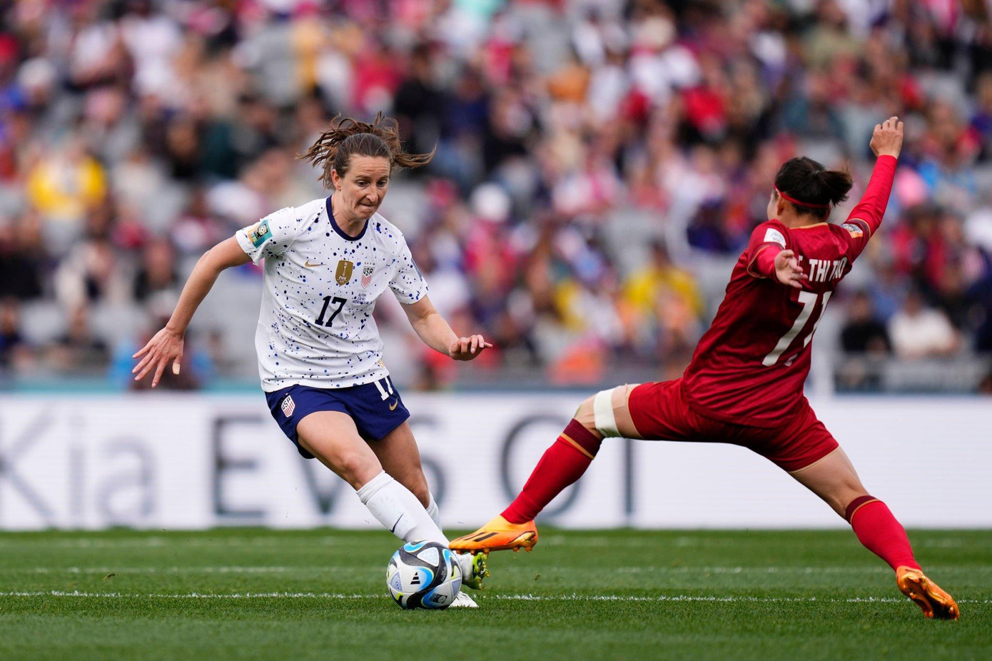 ĐT nữ Việt Nam có màn trình diễn tuyệt vời trong màn ra mắt World Cup dù thua tuyển nữ Mỹ ảnh 55