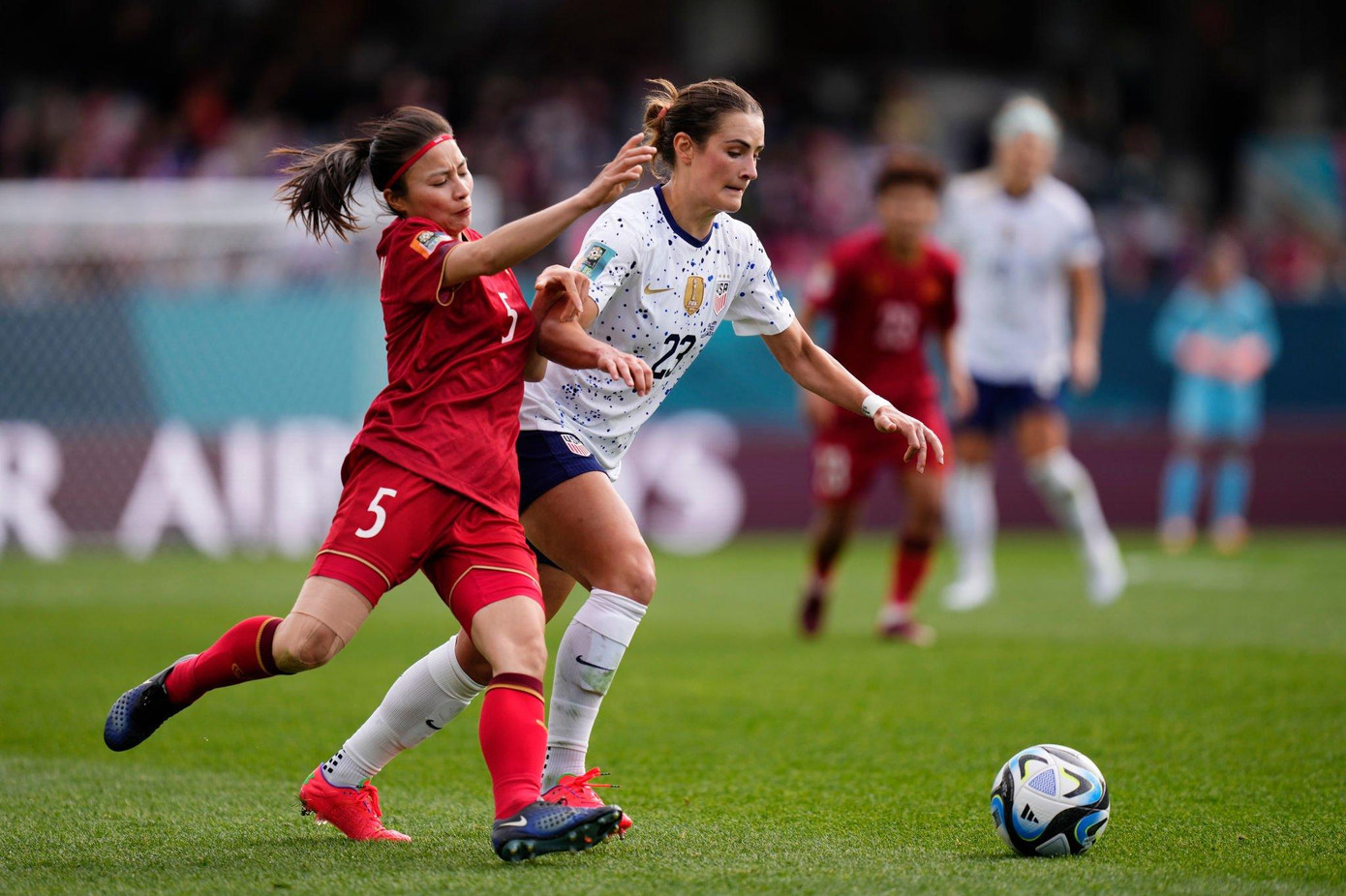 ĐT nữ Việt Nam có màn trình diễn tuyệt vời trong màn ra mắt World Cup dù thua tuyển nữ Mỹ ảnh 47