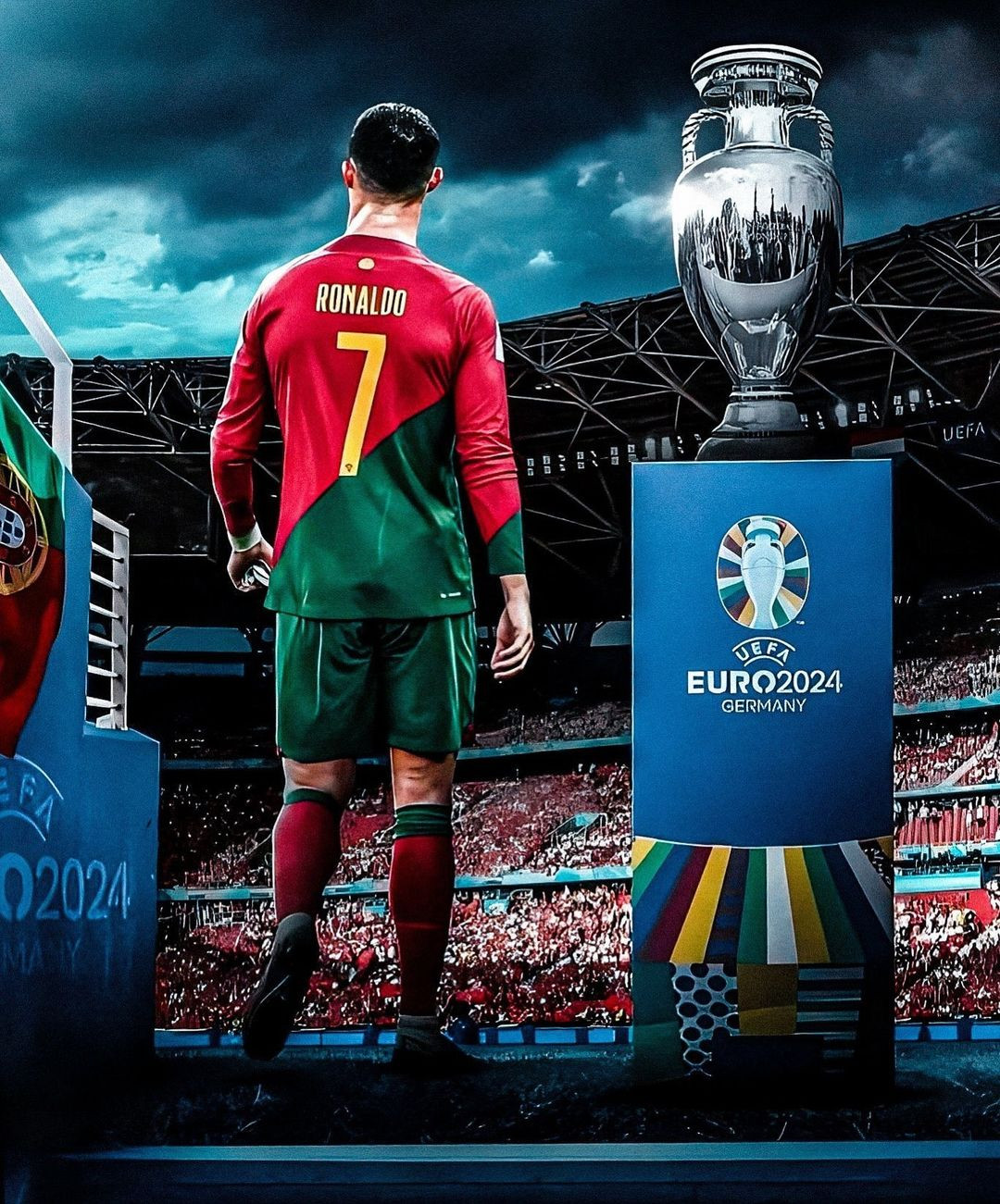 Ronaldo là cầu thủ đầu tiên và duy nhất trong lịch sử tham dự 6 kỳ EURO.